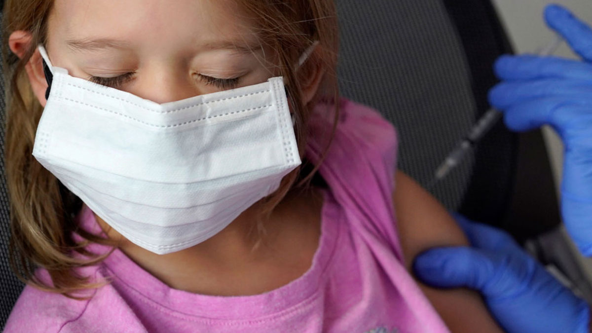 El 20% de los niños de entre 5 y 11 años declararon efectos secundarios de la vacuna