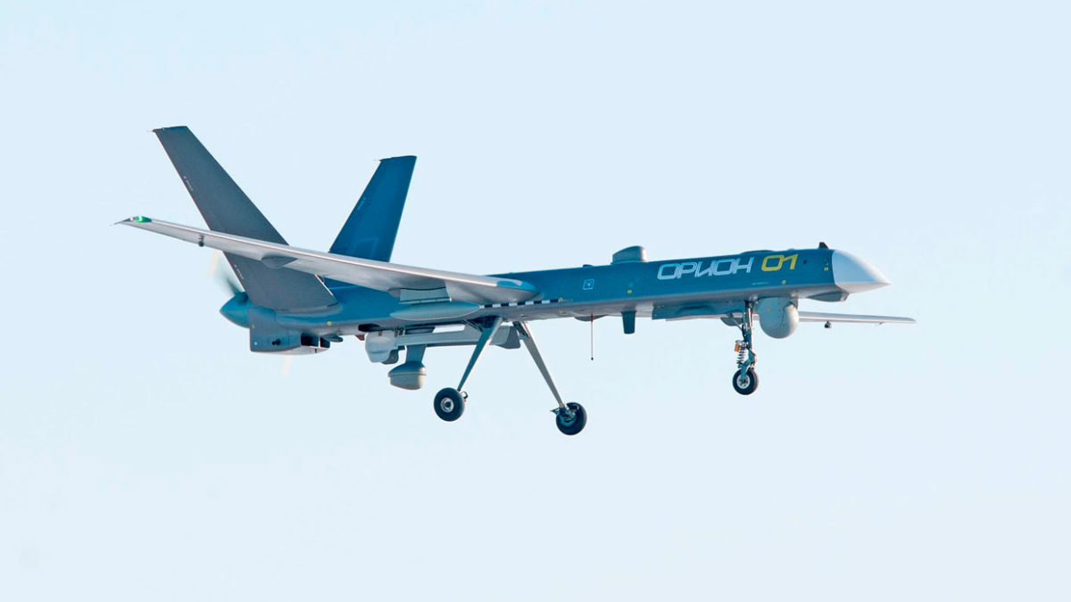 Rusia dice que su dron Orión tiene capacidades similares a las de los cazas