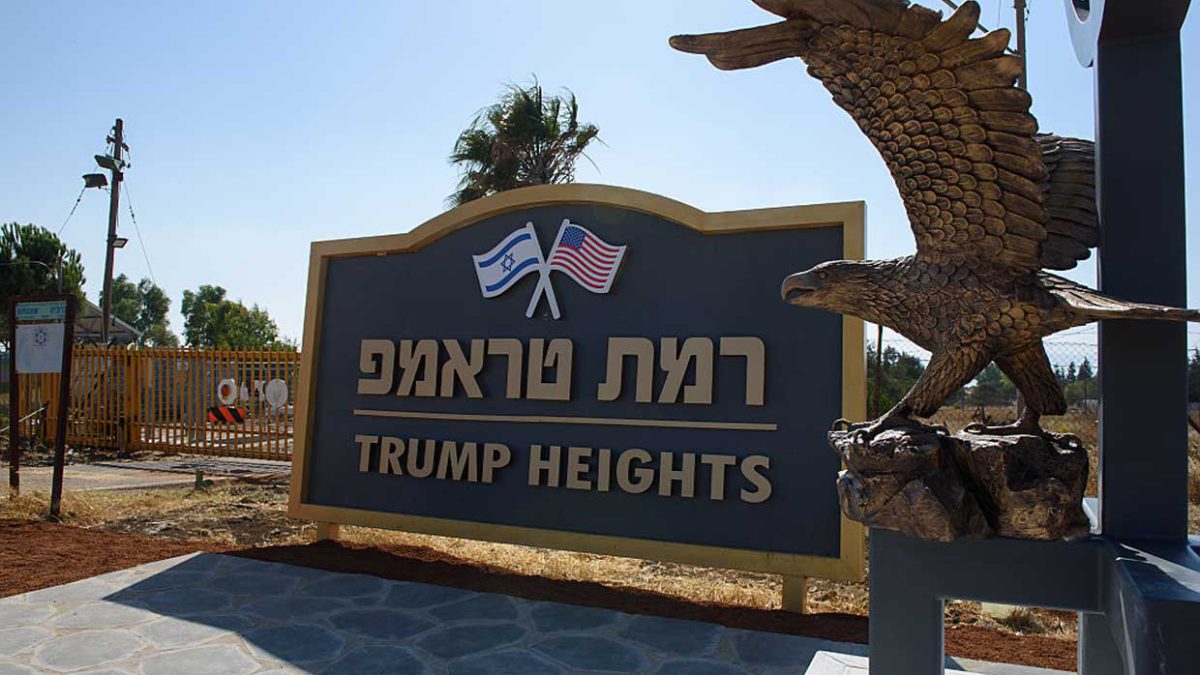 El Gobierno israelí impulsa el establecimiento de “Ramat Trump”