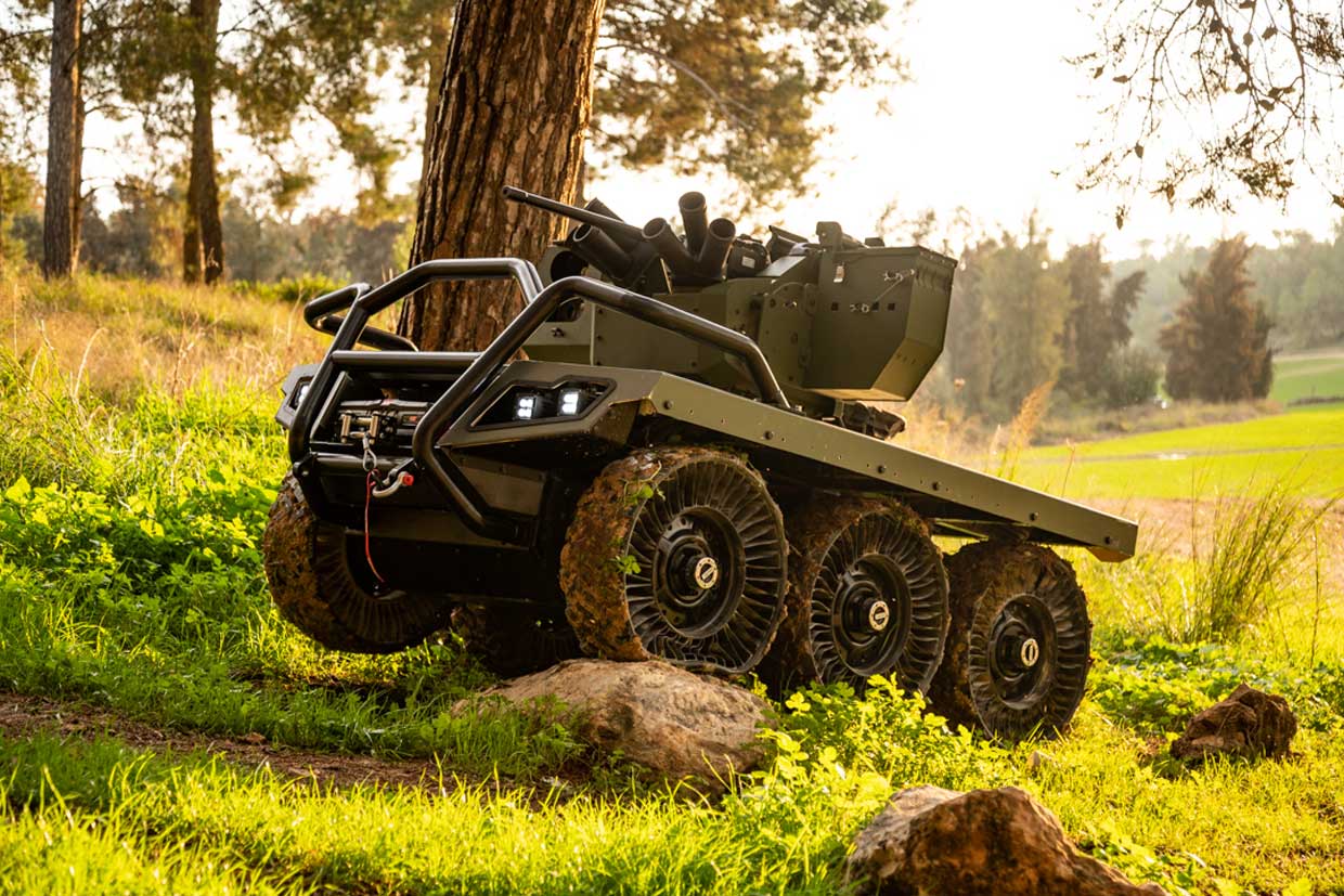 Robot militar de fabricación israelí realizará diversos roles en el campo de batalla