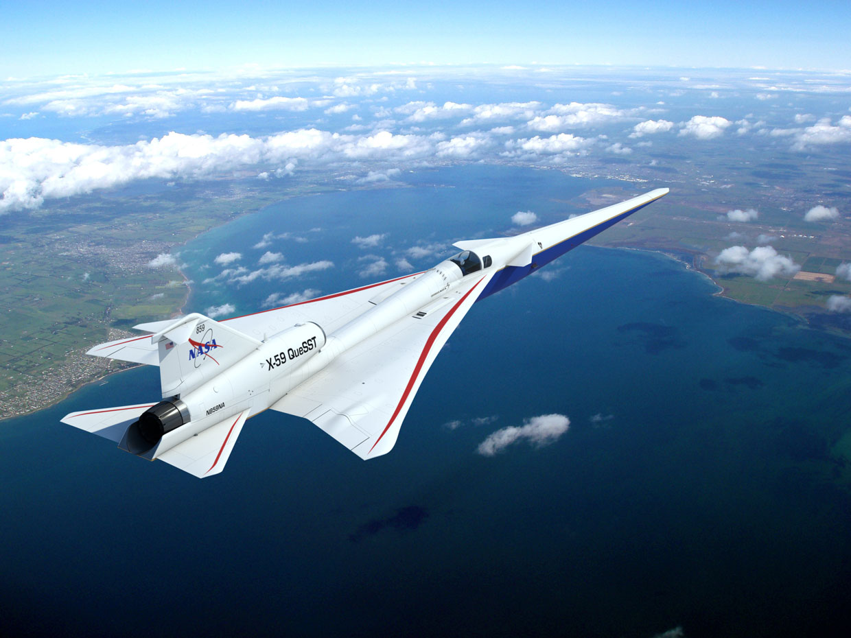 Conozca el silencioso caza experimental supersónico X-59 de la NASA