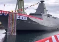 La armada japonesa lanza su nueva fragata