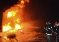 Incendio del puerto de Latakia apagado tras un supuesto bombardeo israelí