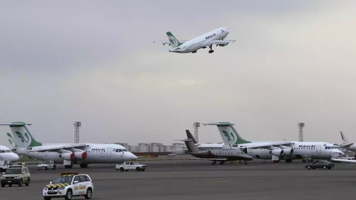 Más de la mitad de los aviones civiles de Irán en tierra por falta de repuestos