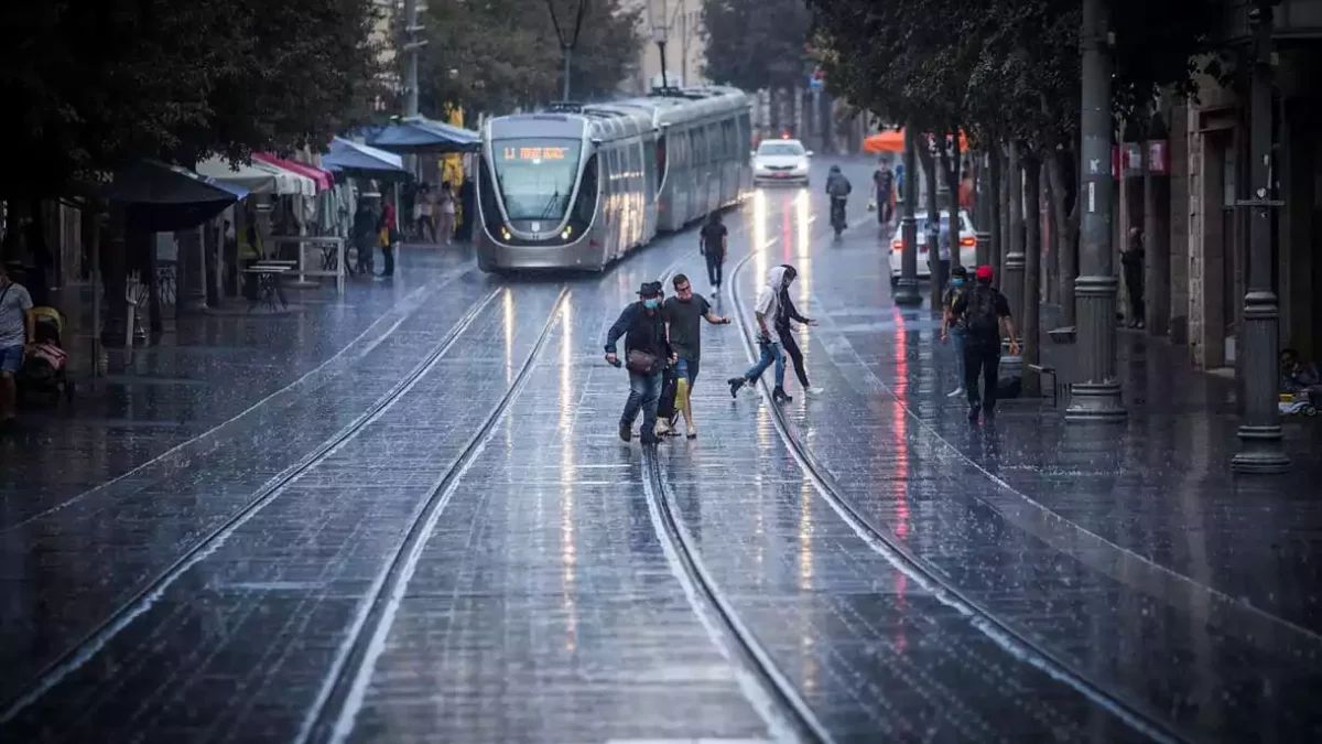 Se espera que esta semana llueva y bajen las temperaturas en Israel