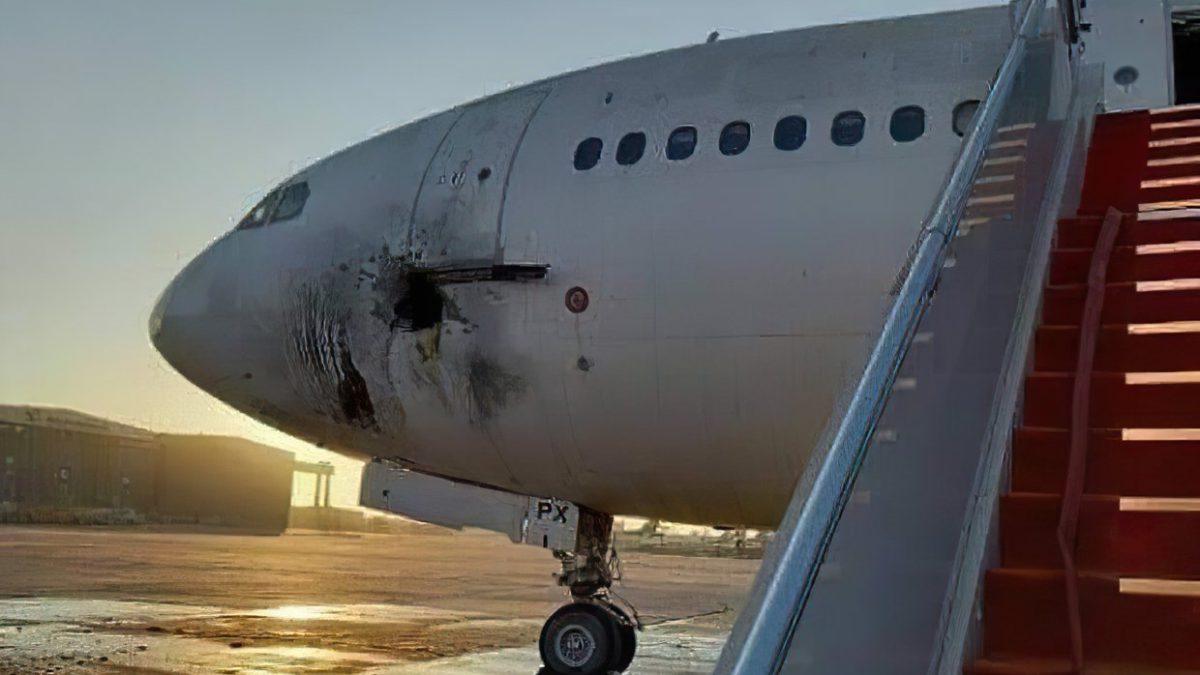 Seis cohetes impactan en el aeropuerto de Bagdad: un avión civil dañado