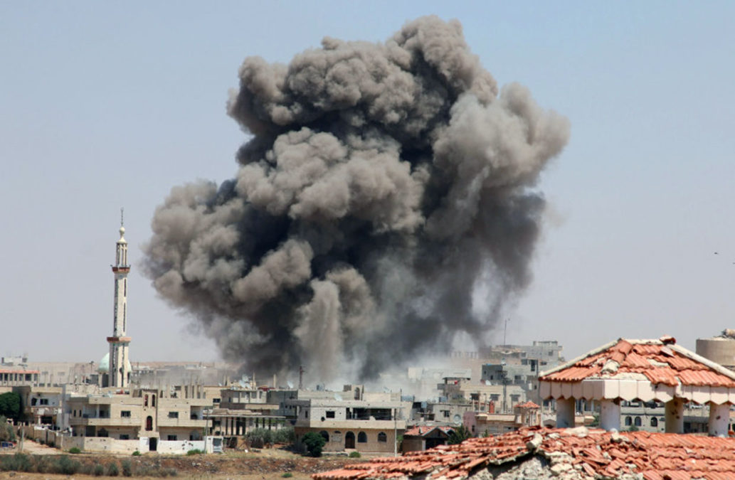 Aviones rusos bombardean la provincia siria de Idlib