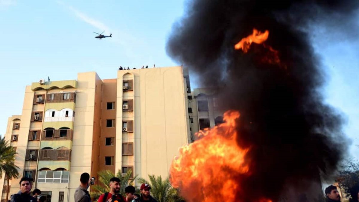 Cuatro cohetes atacan la embajada de Estados Unidos en Bagdad
