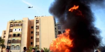 Cuatro cohetes atacan la embajada de Estados Unidos en Bagdad