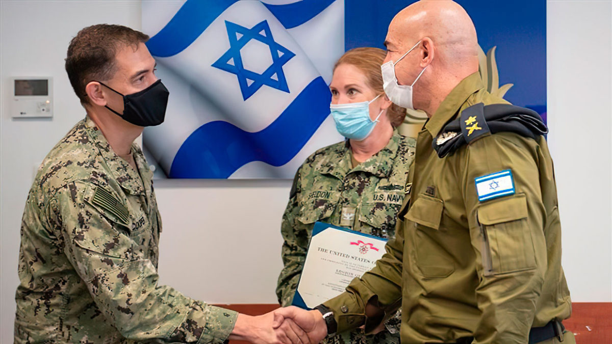 El jefe de la Fuerza Naval de los Estados Unidos visita Israel