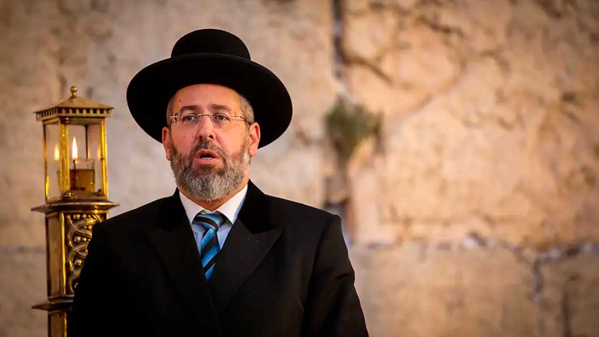 Gran rabino: La Knesset no determinará quién es judío