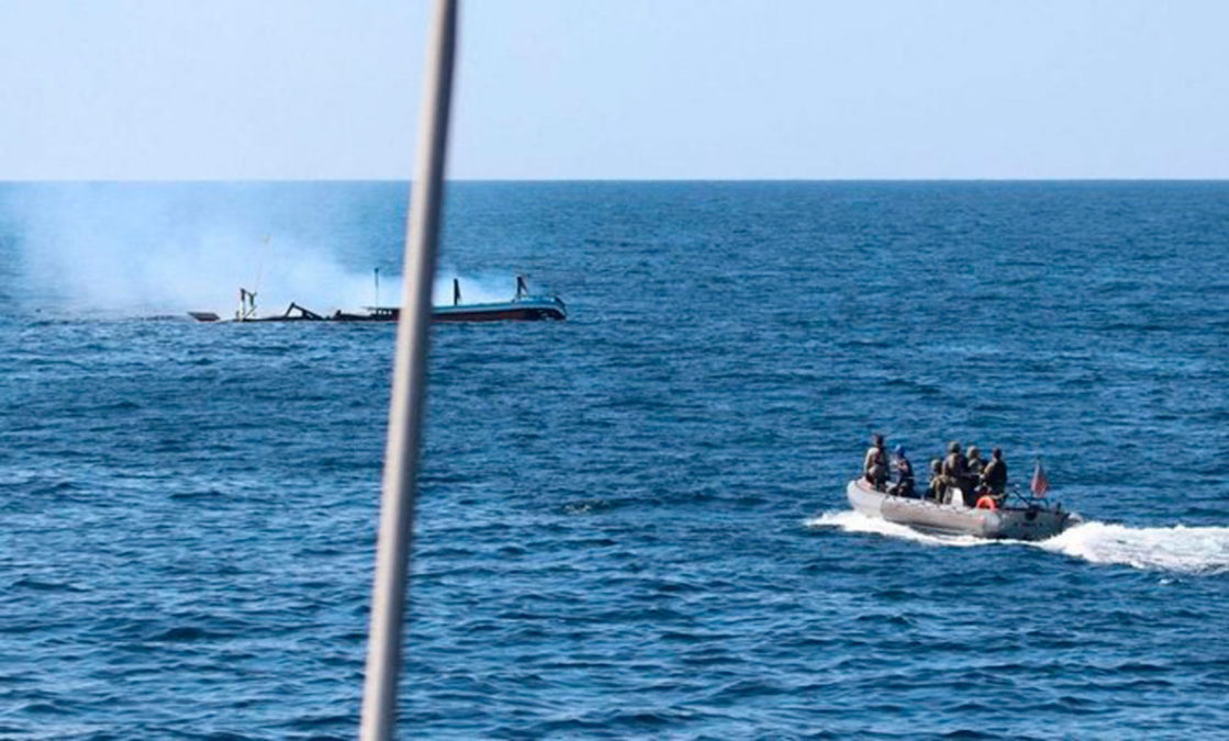 Estados Unidos incauta un barco de contrabando iraní en el Golfo de Omán