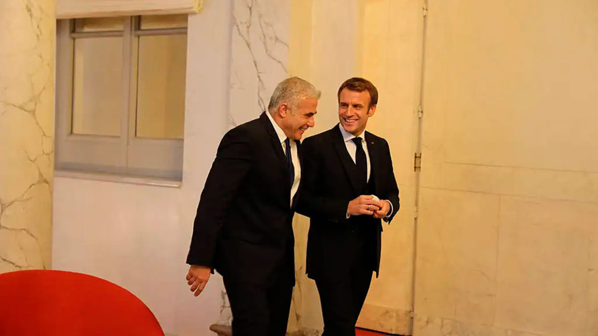 El canciller de Israel discute sobre la amenaza iraní con el presidente francés