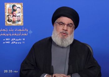 El líder de Hezbolá arremete contra EE.UU. e Israel en el aniversario de la muerte de Soleimani