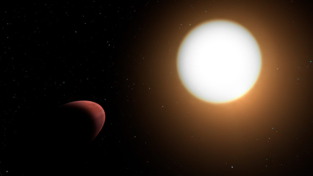 Científicos encuentran exoplaneta con forma de balón deformado
