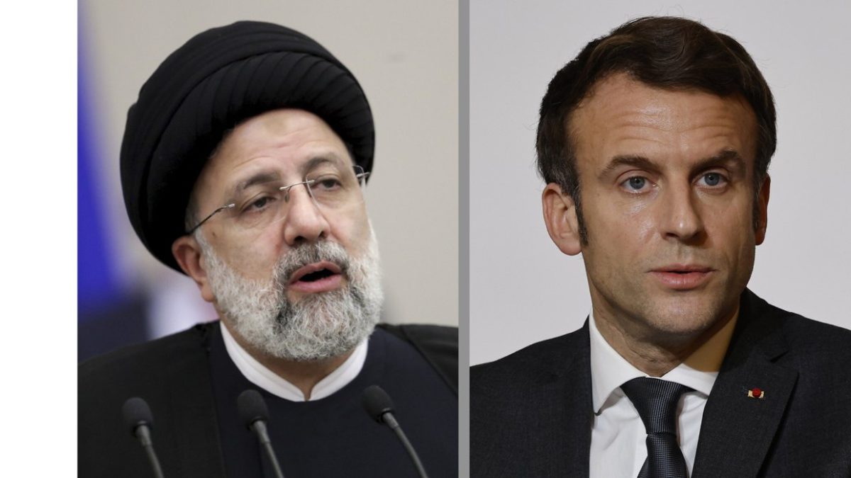 Macron dice a su homólogo iraní que hay que “acelerar” las conversaciones nucleares