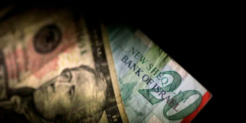 El shekel alcanza su nivel más bajo en dos meses