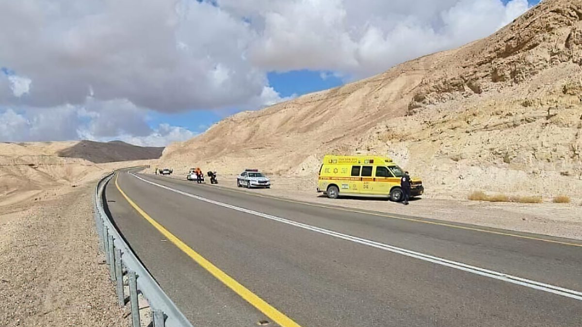 Un hombre de 40 años hallado muerto en una carretera en el desierto del Negev