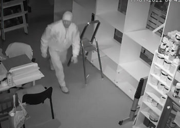 La ineptitud de un ladrón conduce a su rápida detención