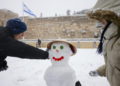 La nieve de Jerusalén puede ser suficiente para hacer muñecos de nieve