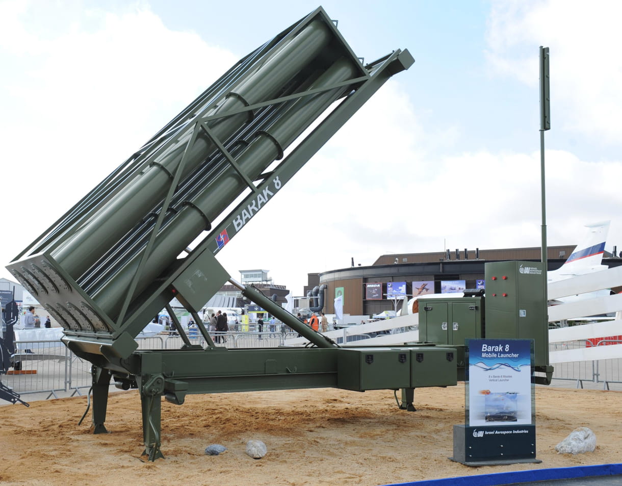Marruecos está interesado en el sistema de defensa antimisiles Barak 8 de Israel