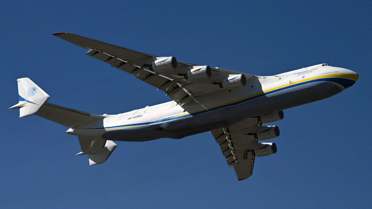 Rusia destruyó el avión más grande del mundo en Ucrania