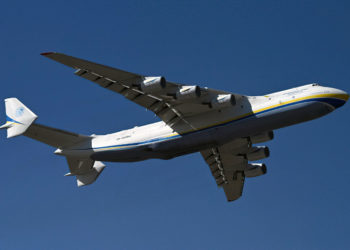 Rusia destruyó el avión más grande del mundo en Ucrania