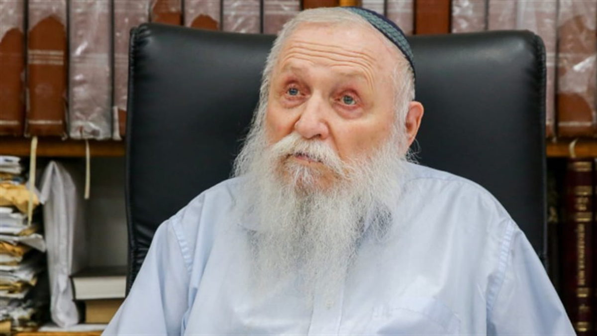 El rabino Chaim Druckman contrae el COVID
