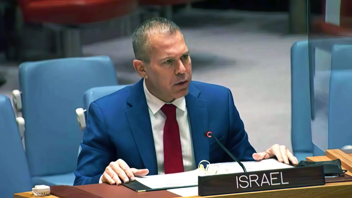 Enviado de Israel arremete contra el Consejo de Seguridad por abrir la sesión sobre el conflicto israelo-palestino