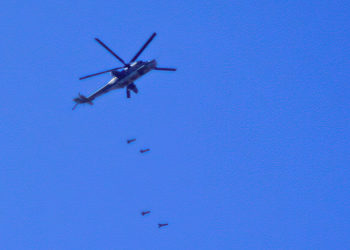 Un helicóptero sirio se estrella, matando a dos miembros de la tripulación