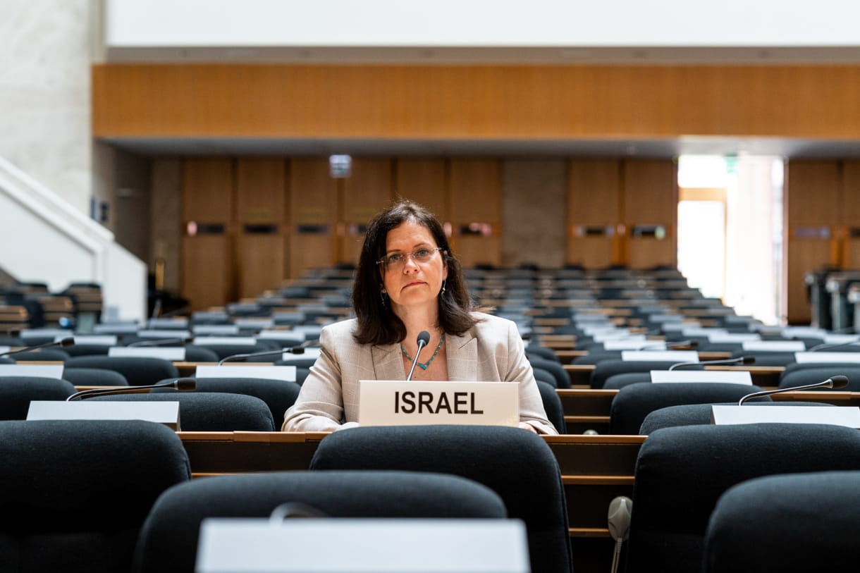 Meirav Eilon Shahar, Representante Permanente de Israel ante las Naciones Unidas y Organizaciones Internacionales en Ginebra. (Misión de Israel ante la ONU y las organizaciones internacionales en Ginebra)