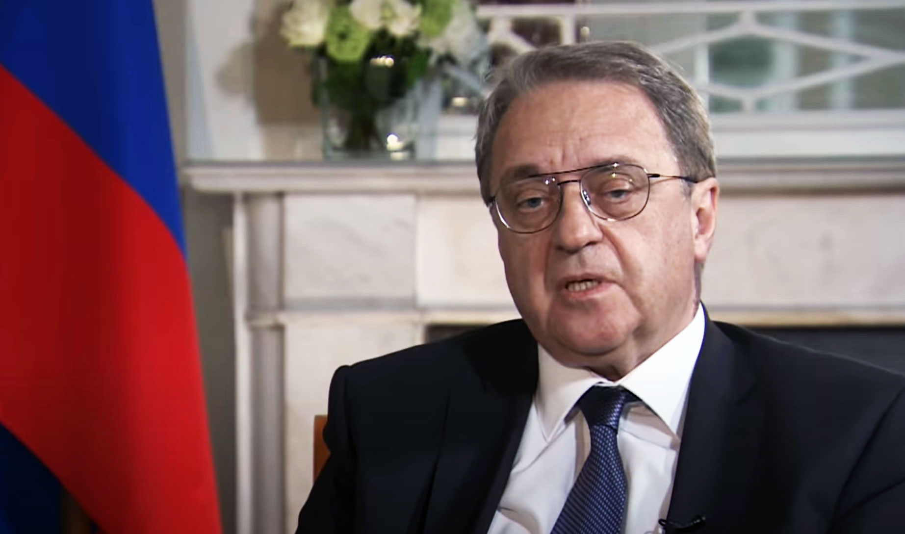 El viceministro de Asuntos Exteriores de Rusia, Mijaíl Bogdánov (captura de pantalla de vídeo)