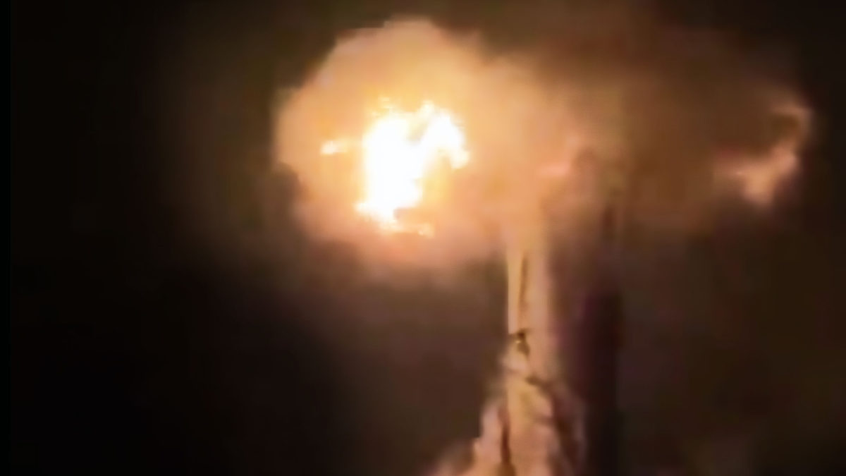 Las fuerzas rusas vuelan un gasoducto en la ciudad ucraniana de Kharkiv