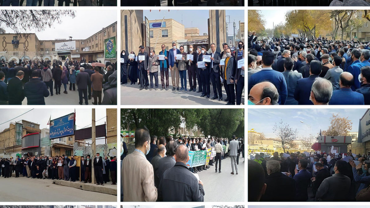 Profesores iraníes protestan por sus salarios en más de 100 ciudades