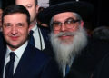 Zelensky pide a un rabino que rece por “el fin de la invasión rusa”