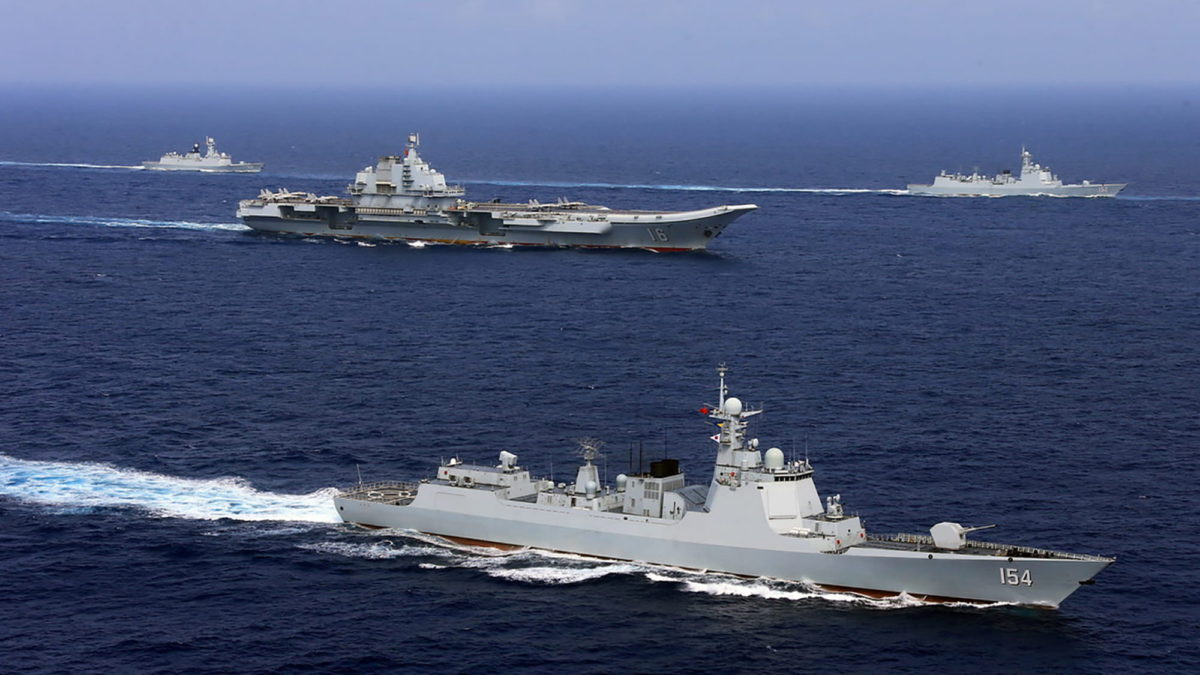 La malévola agresión naval de China
