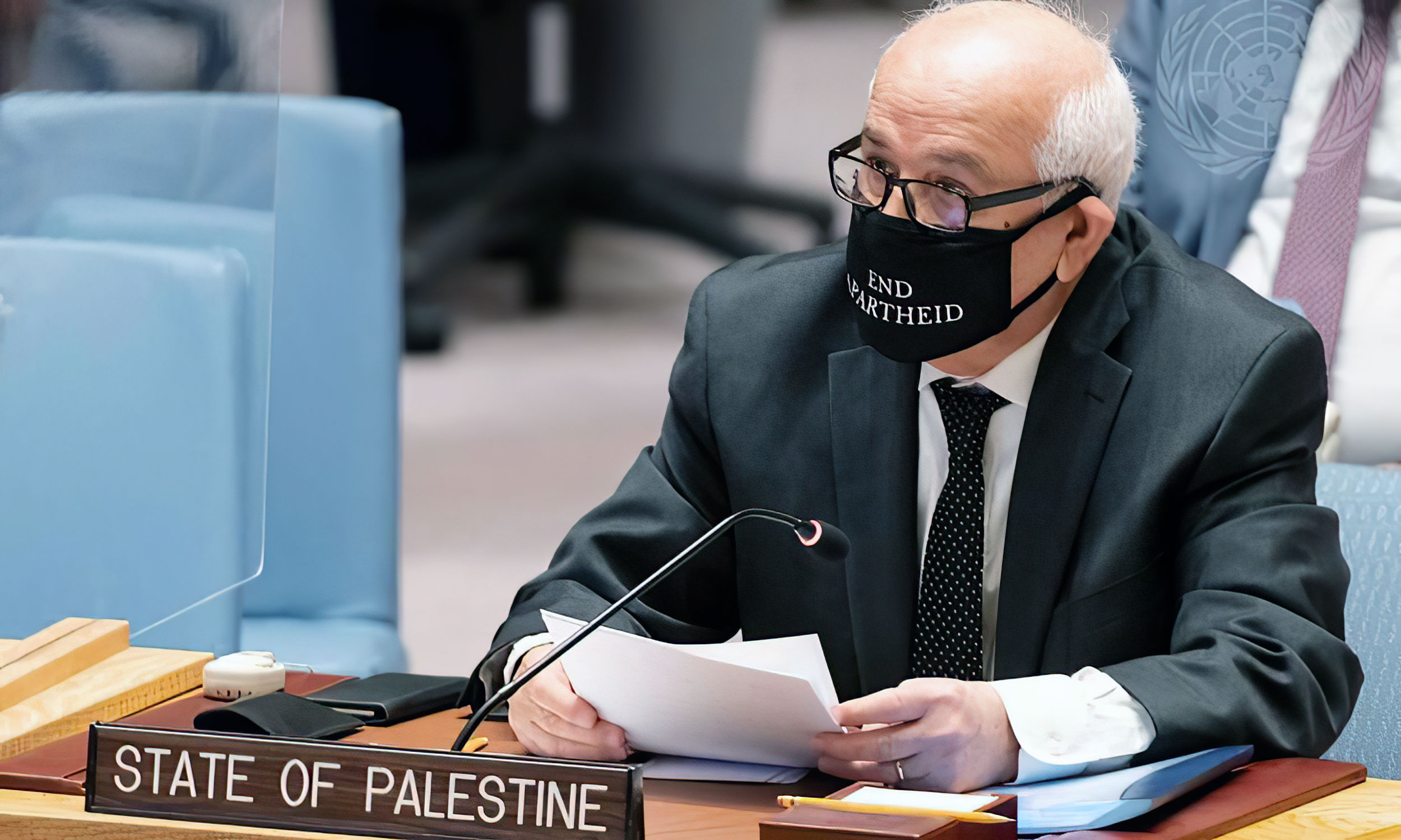 Enviado De La Autoridad Palestina En La Onu Acusa A Israel De “apartheid”