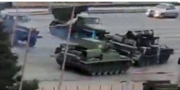 Se escuchan disparos cerca del centro de gobierno de Kiev