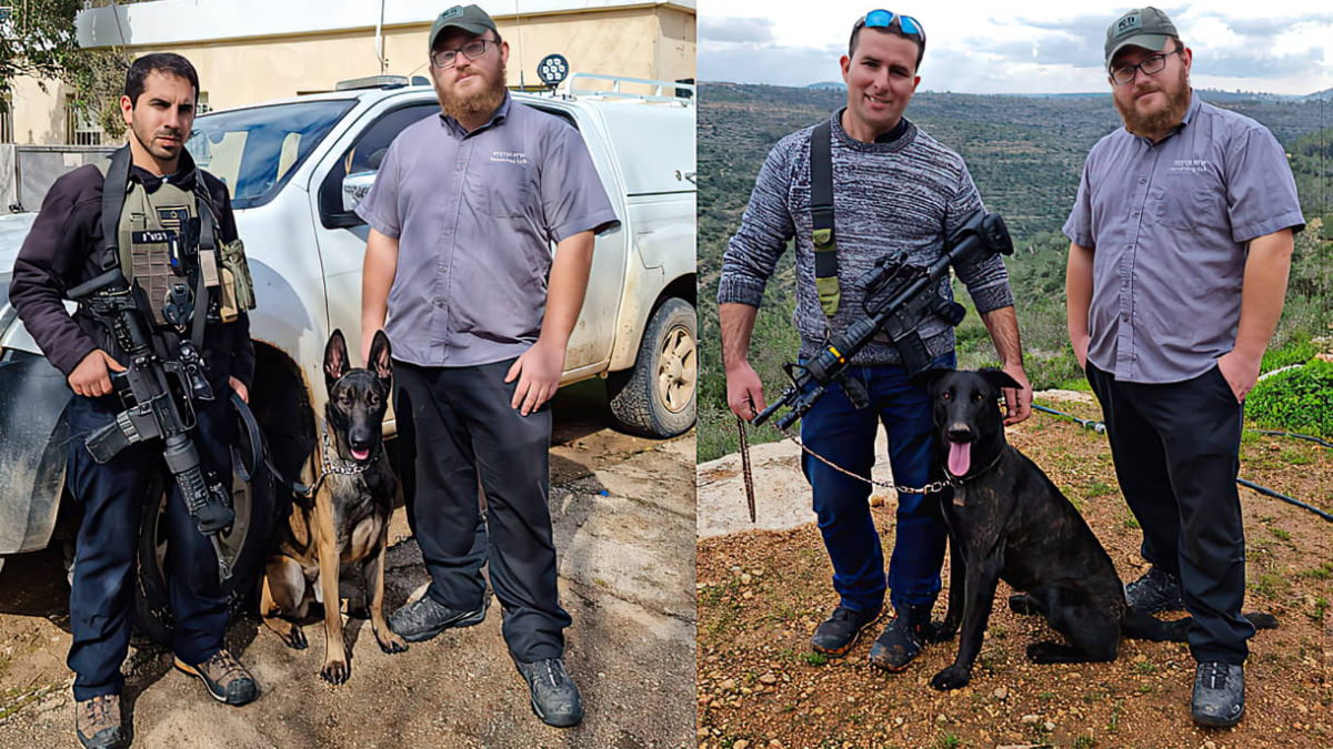 La Unidad Canina de Israel refuerza la seguridad en Judea y Samaria