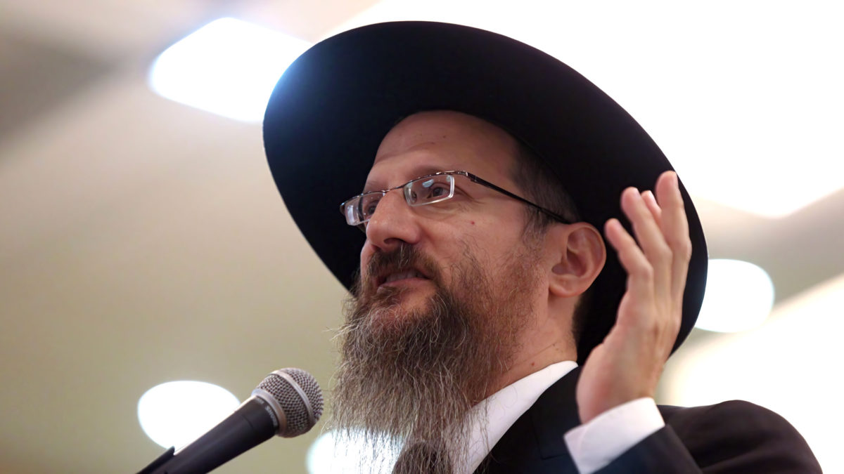 Gran rabino de Rusia: Reza por la paz