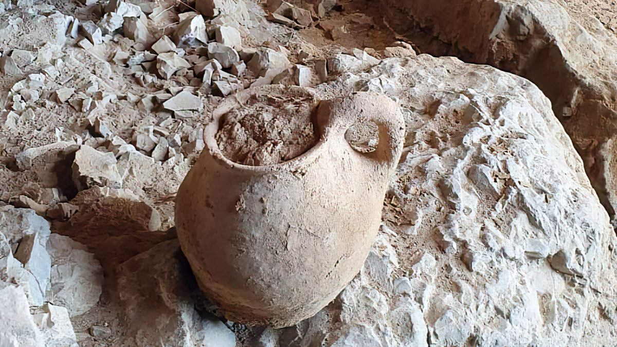 Turista halló una jarra de cerámica de la Edad de Bronce en Judea