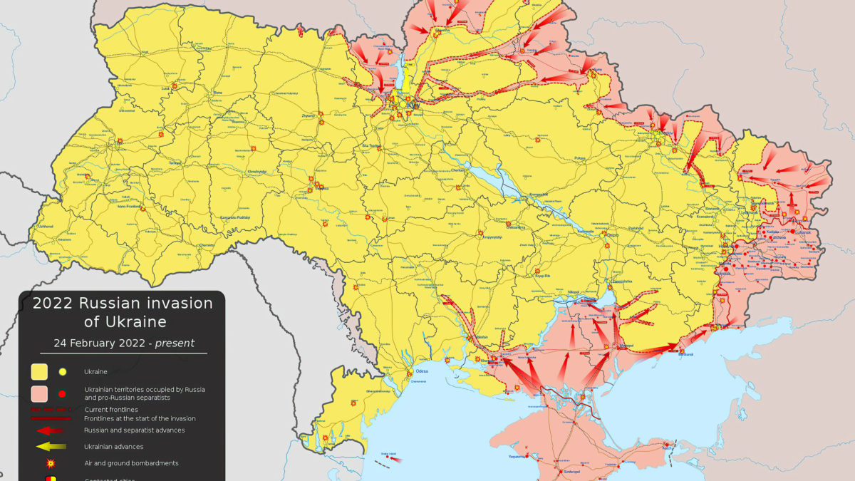 Resumen del control militar en Ucrania en el 15.º día de la invasión rusa