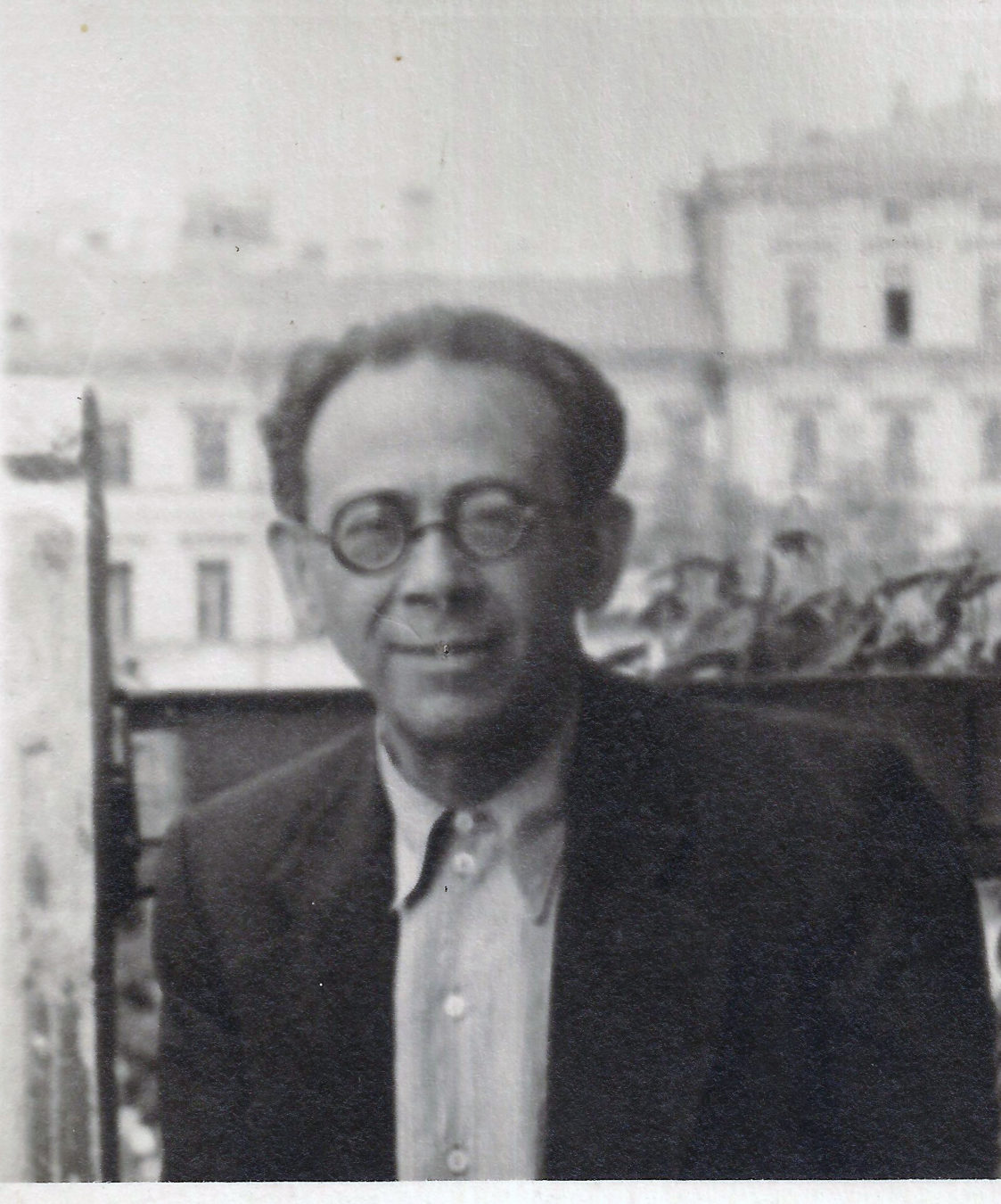 El etnomusicólogo judío soviético Moisei Beregovsky (cortesía de Dmitry Baevsky)