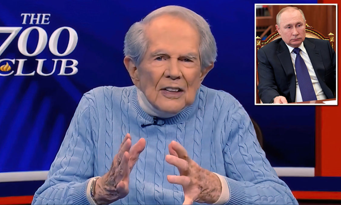 Ex televangelista Pat Robertson dice que Putin está iniciando el Armagedón
