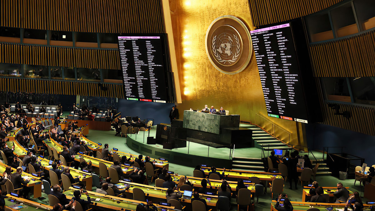Israel convenció a los EAU para que respalden la resolución de la ONU contra Rusia