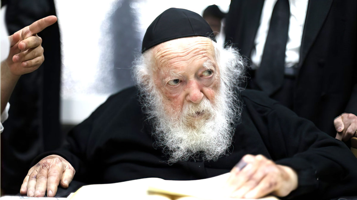 El rabino Chaim Kanievsky ha fallecido