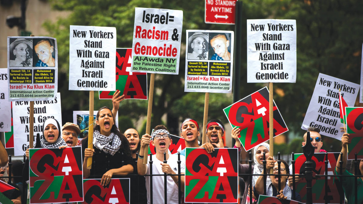 Las concentraciones pro palestinas parecen cada vez más fascistas