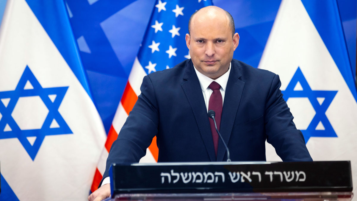 Naftali Bennett; Antony Blinken; Primer Ministro israelí; Secretario de Estado estadounidense