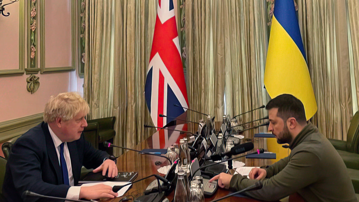 Boris Johnson en Kiev para una “muestra de solidaridad” con Ucrania