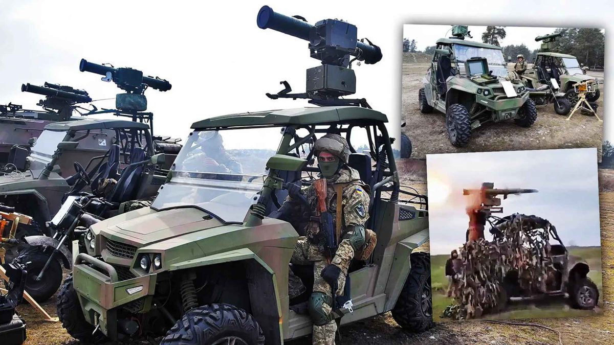 Los buggy ucranianos con misiles Stugna-P salen a cazar tanques rusos